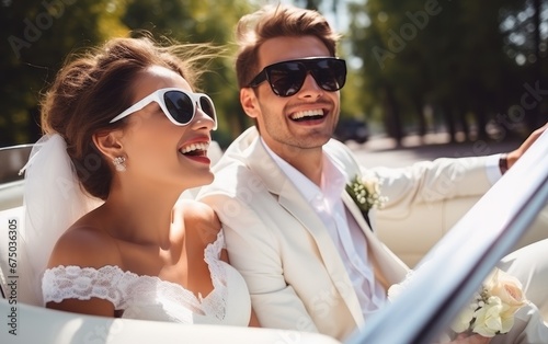 Beautiful bride and groom i...