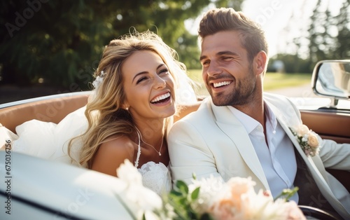 Beautiful bride and groom i...