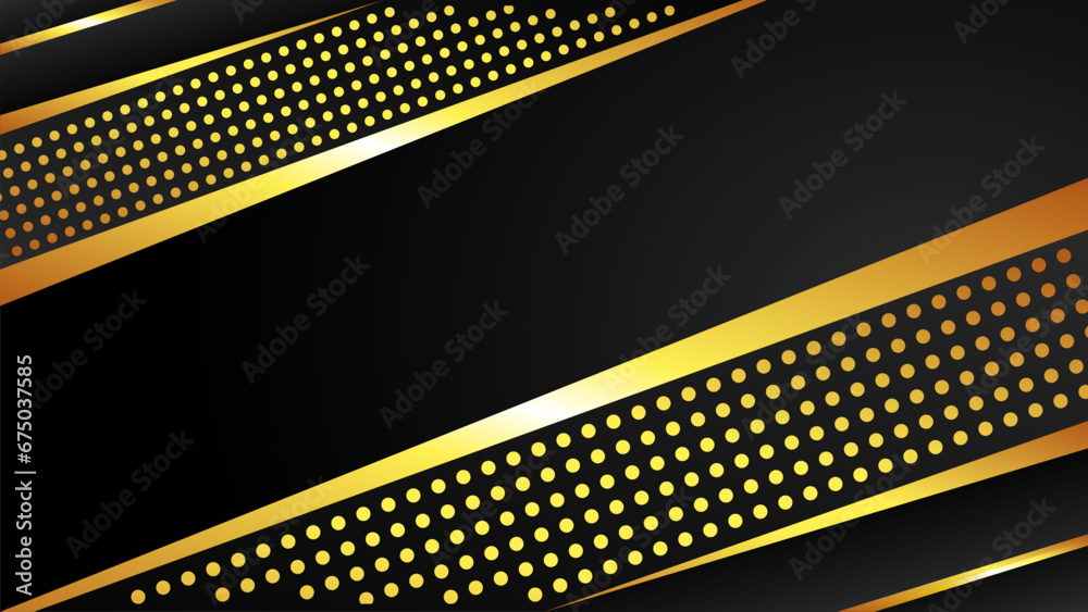 Luxury black background with golden color Luxury black background with golden color