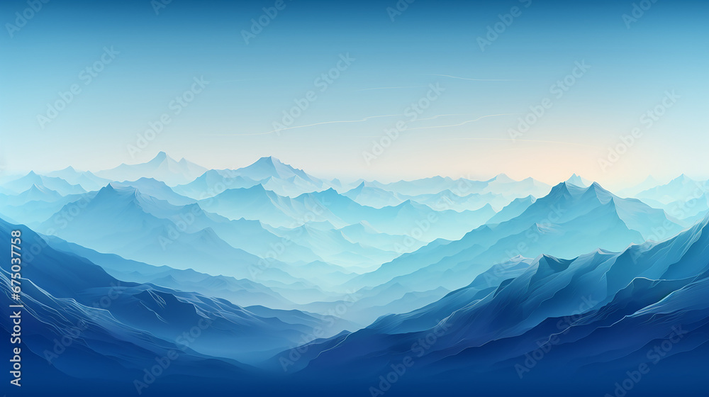 beautiful blue mountains background