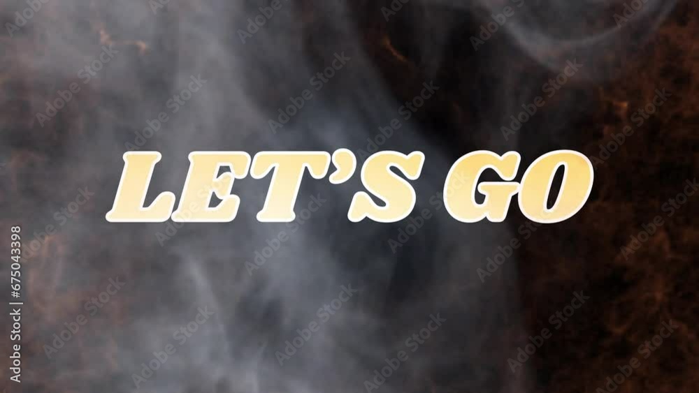 An animated video with the words 