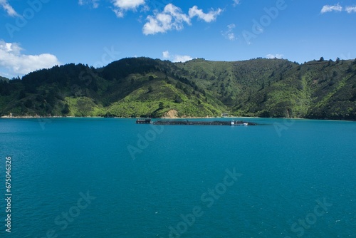 A pristine lake surrounded by majestic mountain ranges in the South Island of New Zealand