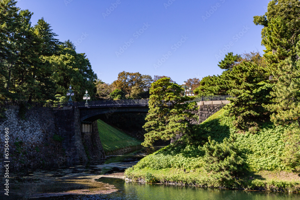 Fototapeta premium 皇居 正門鉄橋(二重橋) 東京都千代田区