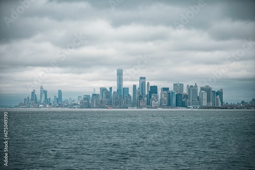 Manhattan Skyline Panorama © Wirestock