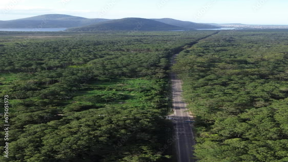 Imagens Aereas de Mocambique Lagoa Casan