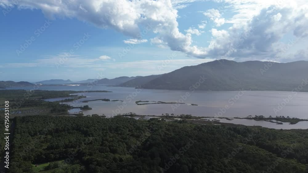 Imagens Aereas de Mocambique Lagoa Casan