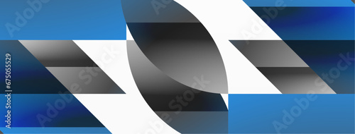 Geometric minimalism with triangles and circles. Blend of basic shapes creating serene, visually pleasing compositions. Wallpaper, banner, background, landing page, wall art, invitation, prints