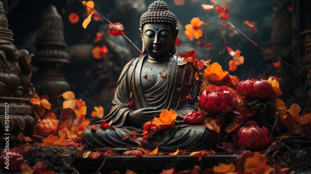 Buddha, Background Image, Hd - obrazy, fototapety, plakaty 