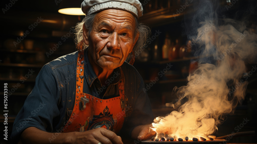 Chief-Cooker  Hyper Realism 8K Hd Professional , Background Image, Hd