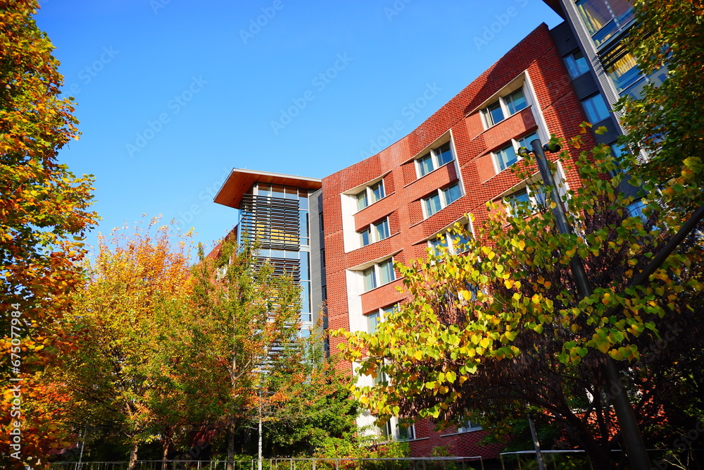 University of Pennsylvania Fall colorful foliage autumn landscape