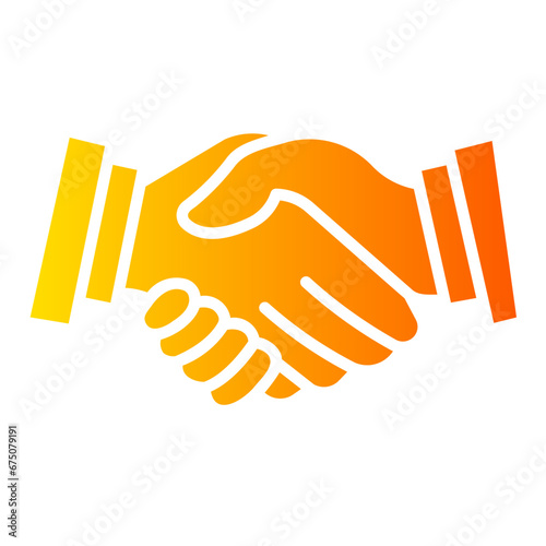 partnership Gradient icon