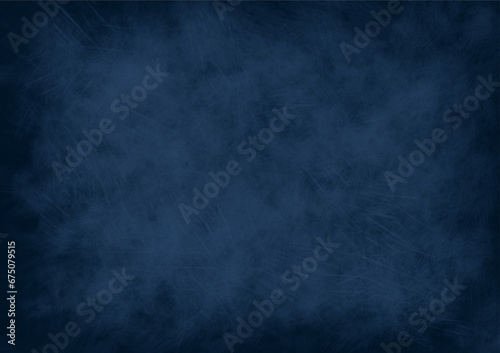 Abstract background from blue and black gradients. Create a textured image that looks like an old book cover with the Paint Brush tool. Can be used to design covers  banners  and book covers.