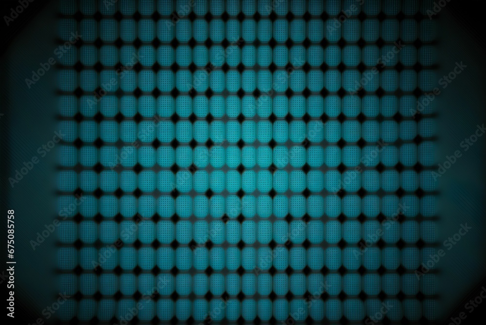 AI-generated illustration of dark blue black blocks background