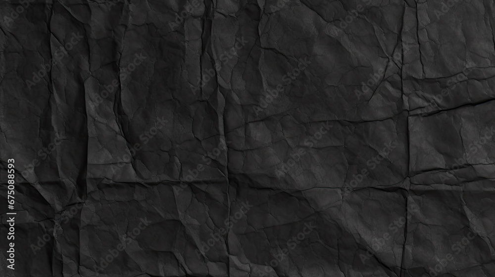 Dark black grey paper background creased crumpled surface , Old torn ripped posters scary grunge textures, top view black paper surface Dark black grey paper background creased crumpled surface , Old torn ripped posters scary grunge textures, top view black paper surface