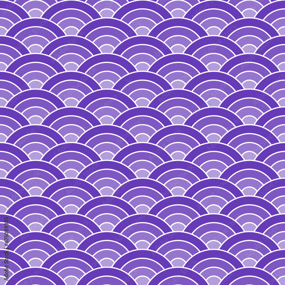 Purple shade Japanese wave pattern background. Japanese seamless pattern vector. Waves background illustration. for clothing, wrapping paper, backdrop, background, gift card. Purple shade Japanese wave pattern background. Japanese seamless pattern vector. Waves background illustration. for clothing, wrapping paper, backdrop, background, gift card.