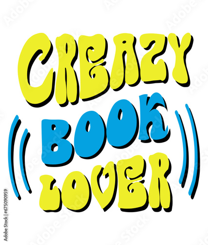 Retro,  Books lovers Craft Design. T-shirt Design. Illustration