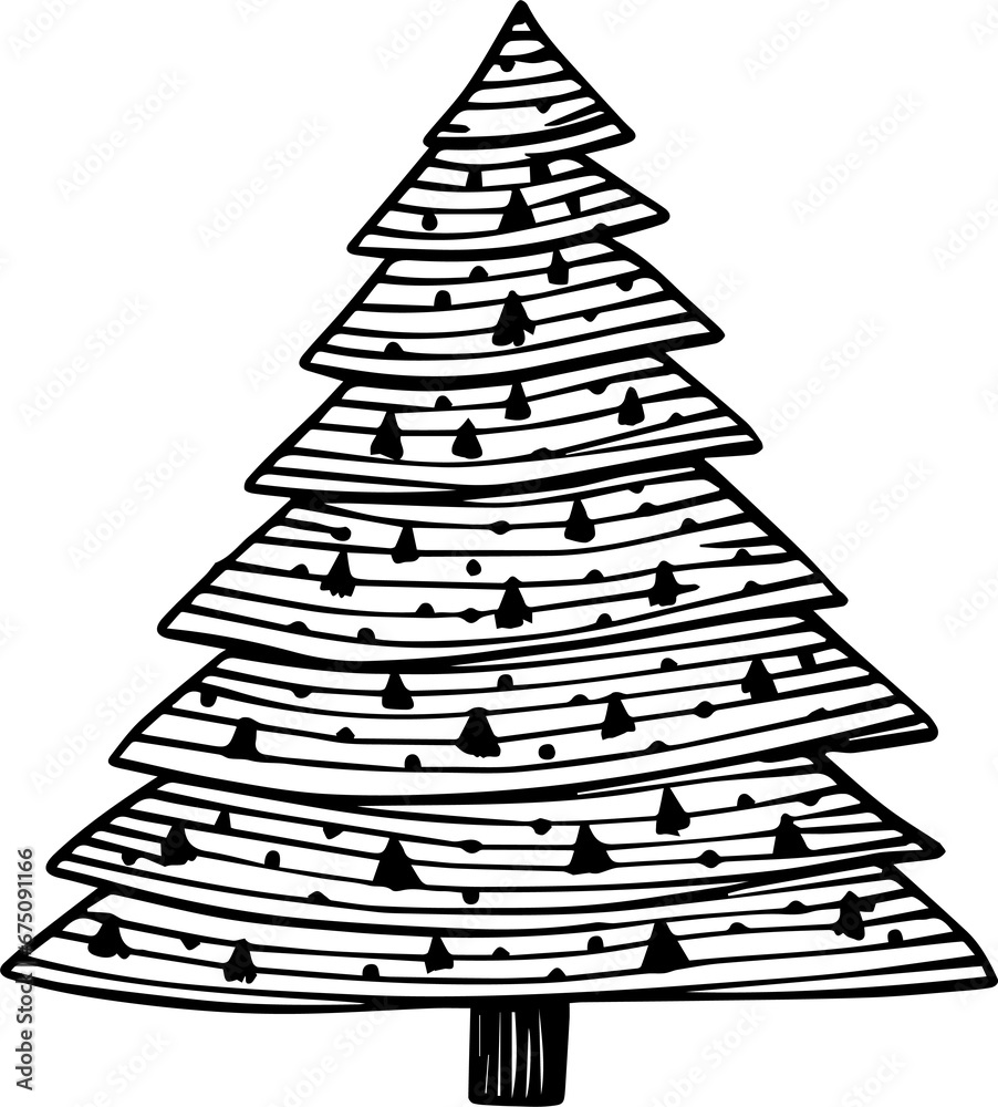Fototapeta premium Christmas tree