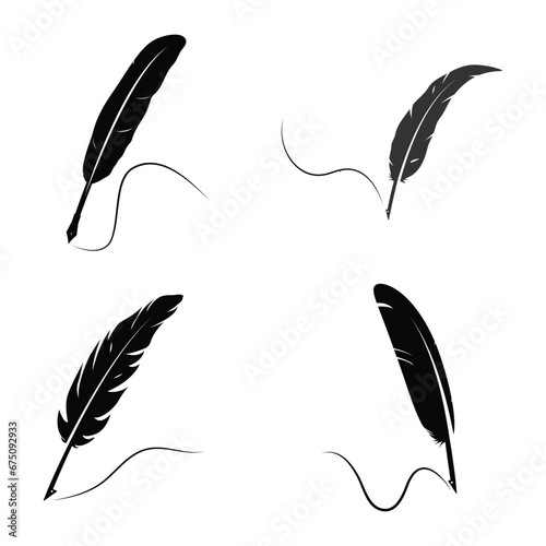 Quill pen logo