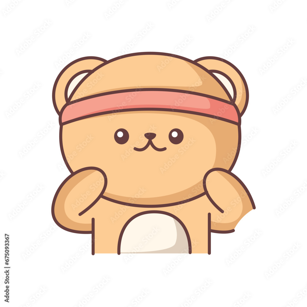 Cute Bear Character Design Illustration Cute Bear Character Design Illustration