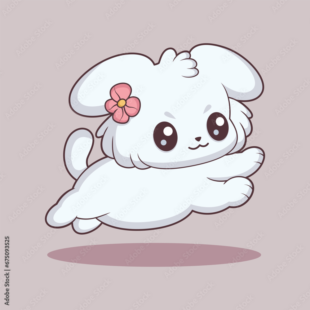 Cute Dog Character Design Illustration Cute Dog Character Design Illustration