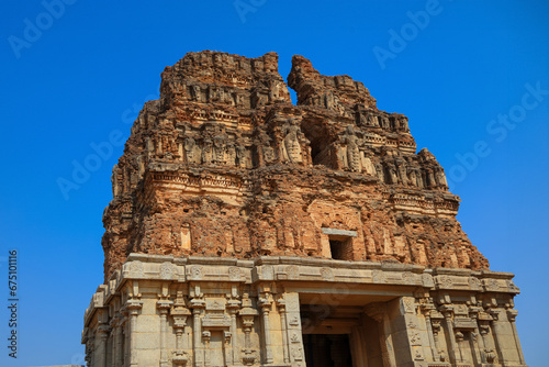 Historic Shree Vijaya Vitthala Temple in UNESCO world heritage site, Hampi.