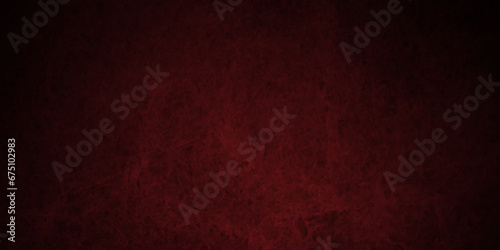 Red stone wall texture grunge rock surface. dark gray concrete background backdrop. wide panoramic banner. old wall stone for dark red distressed grunge background wallpaper rough concrete wall.