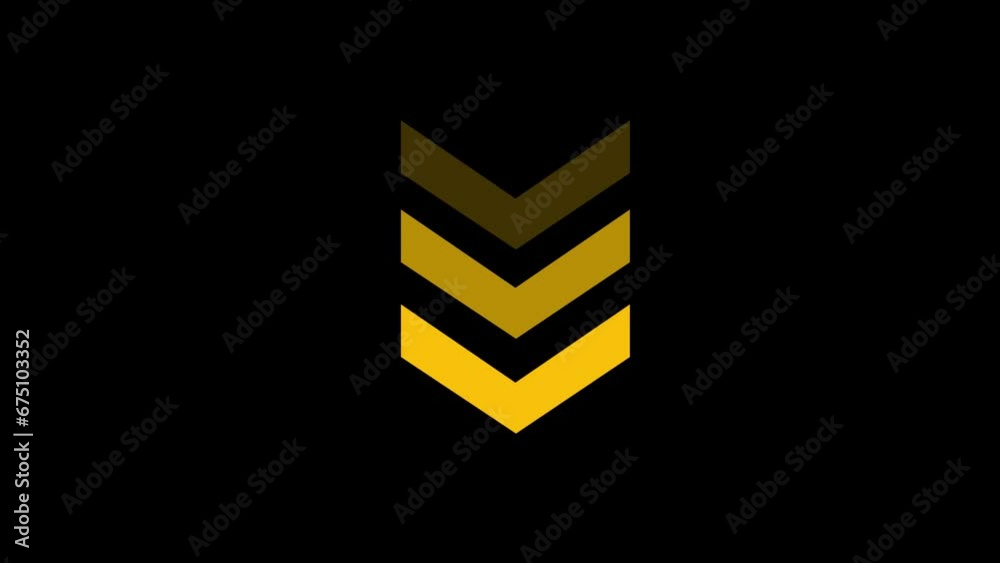 Arrow sign. swipe icon video animation. directional arrow loop, direction arrow line loop animation. blinking arrow navigation. arrow loop animation direction concept. colorful arrow icon concept.