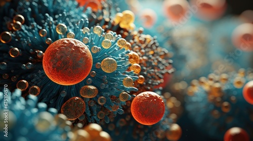 Different types of backteria microbes germs