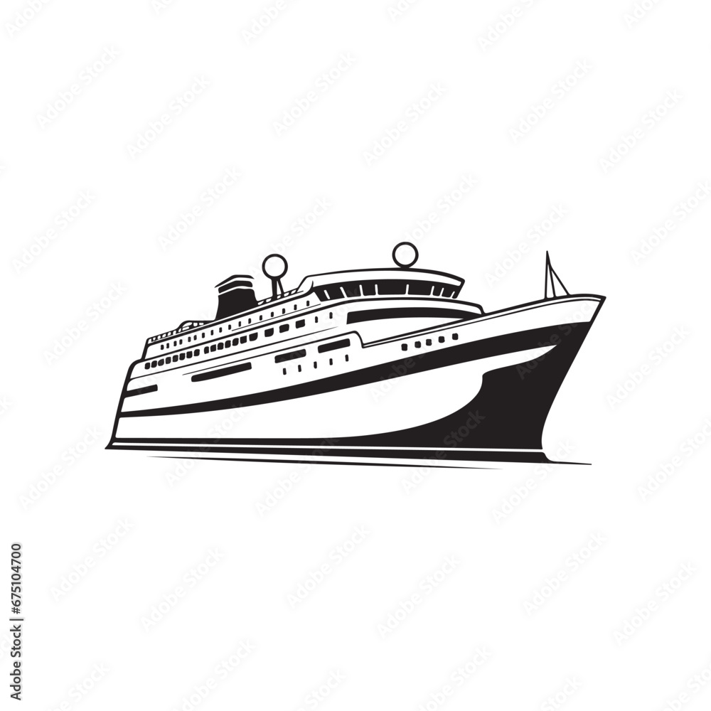 yacht isolated on white background yacht isolated on white background