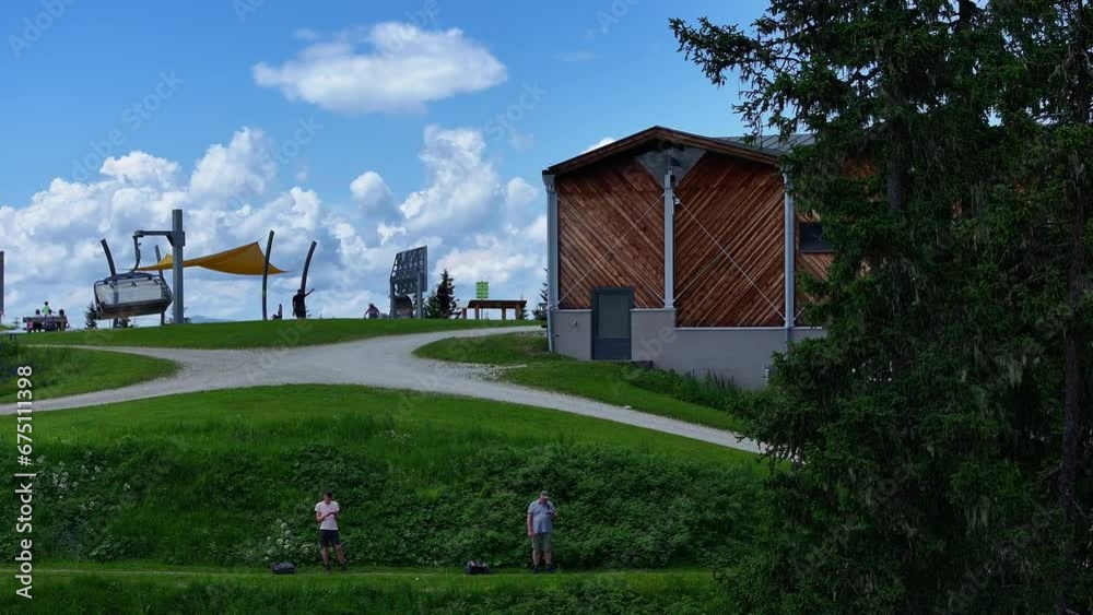 Mountain summer family adventure destination of Wagrainis Grafenberg, Austria Mountain summer family adventure destination of Wagrainis Grafenberg, Austria