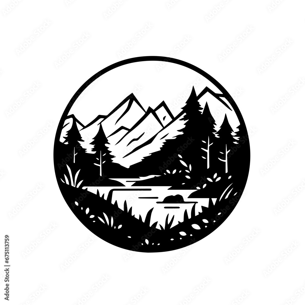landscaping company Vector Logo Art