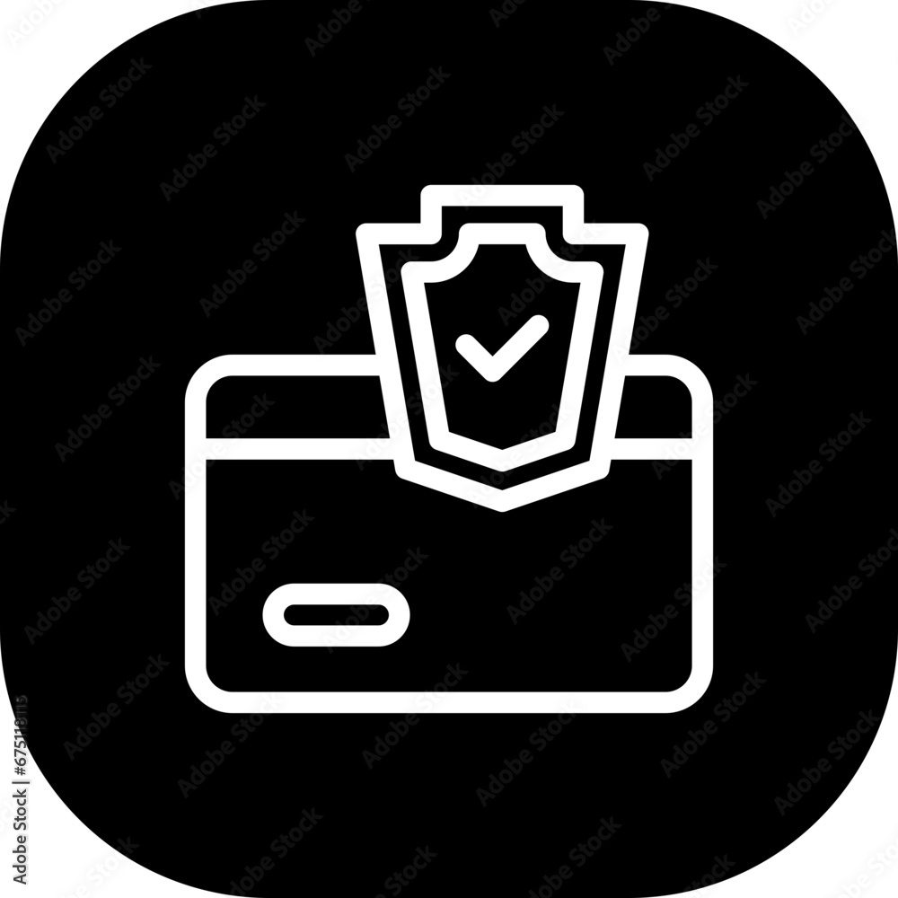 Card security lock security icon with black filled line outline style. card, business, security, credit, finance, payment, financial. Vector Illustration Card security lock security icon with black filled line outline style. card, business, security, credit, finance, payment, financial. Vector Illustration