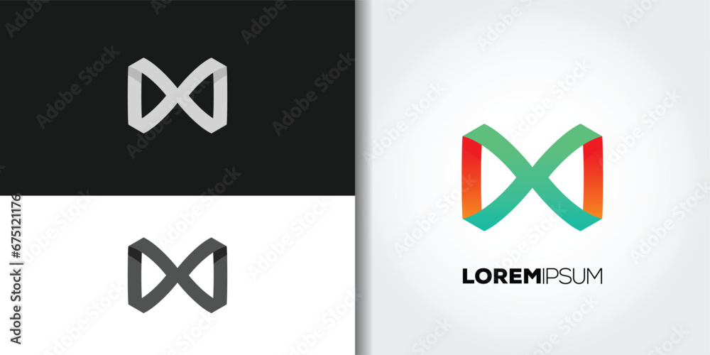 x logo set x logo set