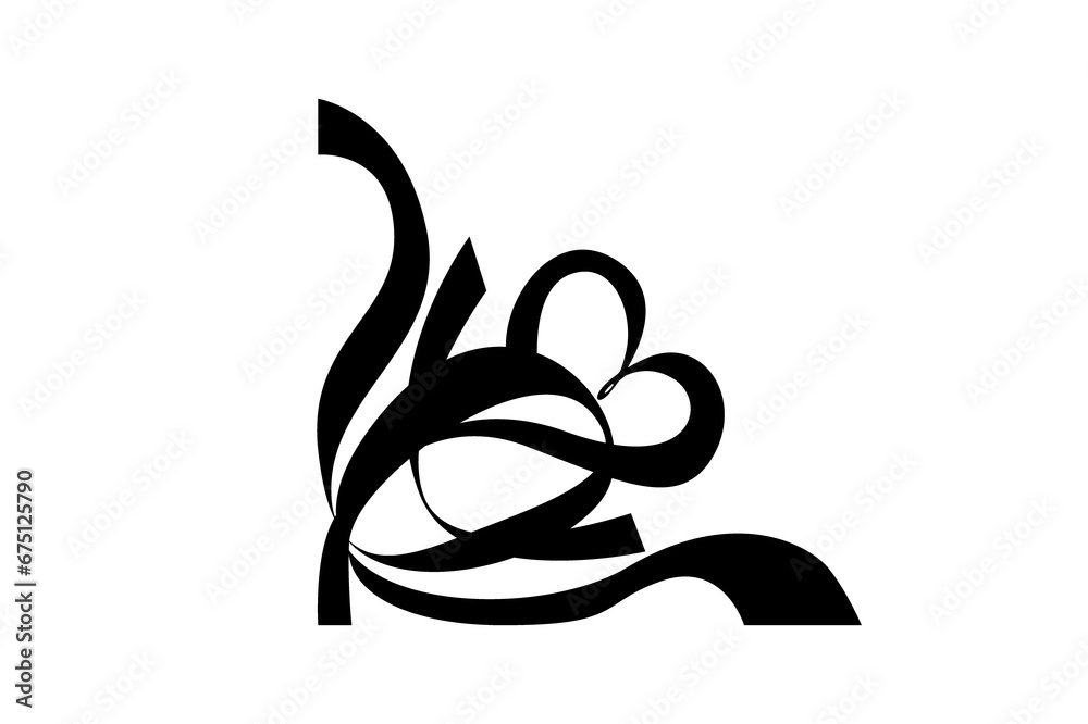 Line Art Ornament Border With Transparent Background Line Art Ornament Border With Transparent Background