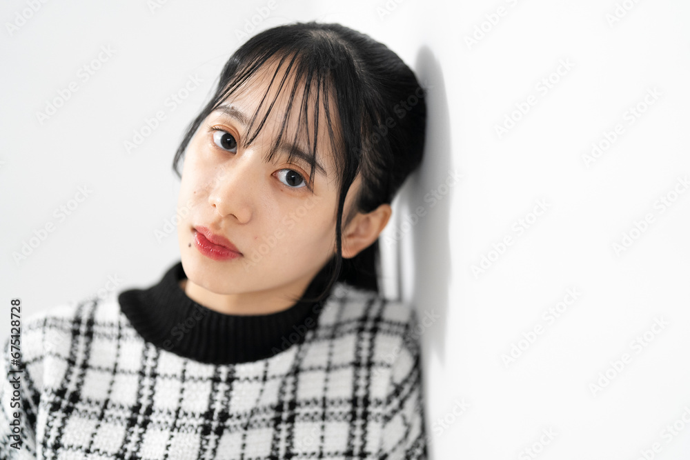 若い爽やかな女性 若い爽やかな女性