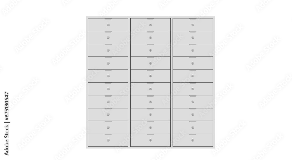white locker on the white background white locker on the white background