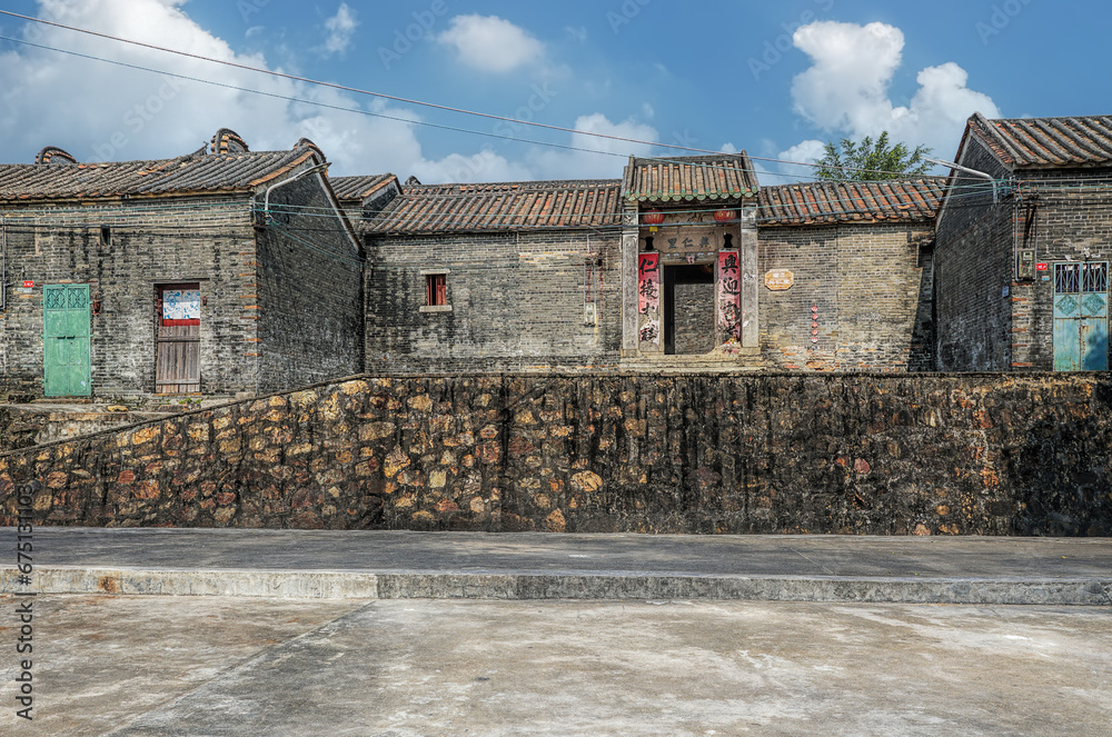 Licha Bagua, Zhaoqing city, Guangdong, China. Built 800 years ago, the ...