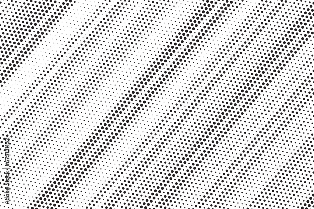 Halftone vector background. Monochrome halftone pattern. Abstract geometric dots background. Pop Art comic gradient black white texture. Design for presentation banner, poster, flyer, business card. Halftone vector background. Monochrome halftone pattern. Abstract geometric dots background. Pop Art comic gradient black white texture. Design for presentation banner, poster, flyer, business card.