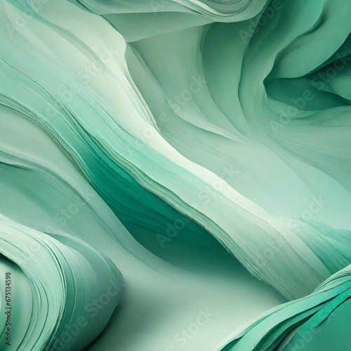 A soothing, seamlessly mixed canvas of cool mint and soft teal.