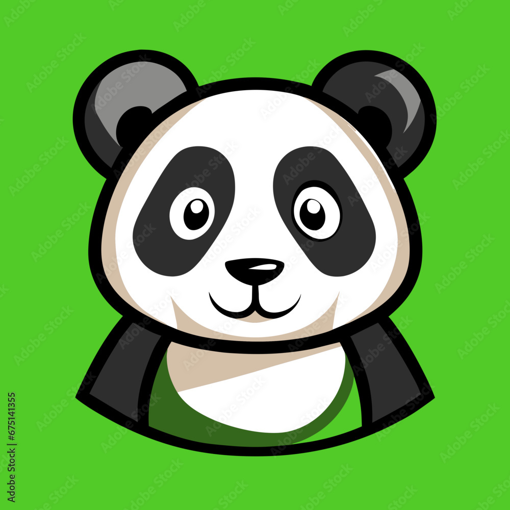 Obraz premium panda logo