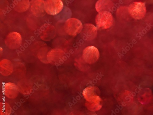 Red bokeh background light blinking 