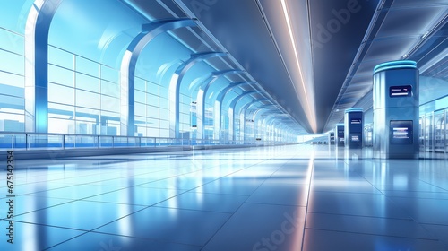 light space clean corridor background illustration office contemporary, bright blur, modern window light space clean corridor background