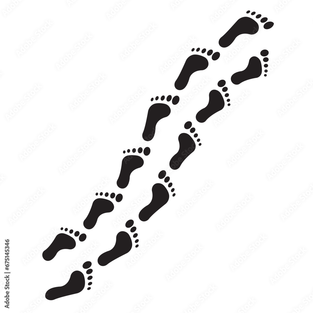 footprint icon vector footprint icon vector