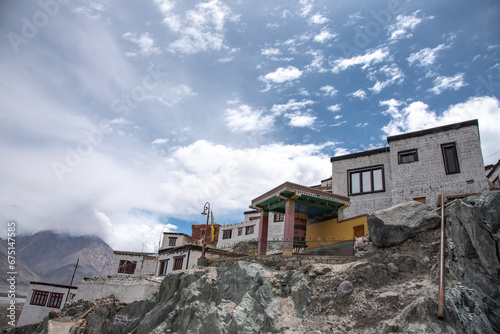 Diskit Monastery also known as Deskit Gompa or Diskit Gompa is the oldest and largest Buddhist monastery (gompa) in Diskit, Nubra Valley , Leh, Ladakh, India