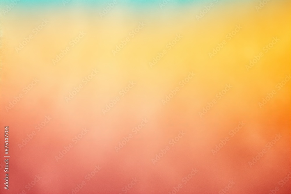 Yellow, orange, gold, coral, peach, pink, brown, teal and blue gradient. Warmth. Banner. Spectrum. Web design. Generative fill. Warm color palette. Smooth bright colors