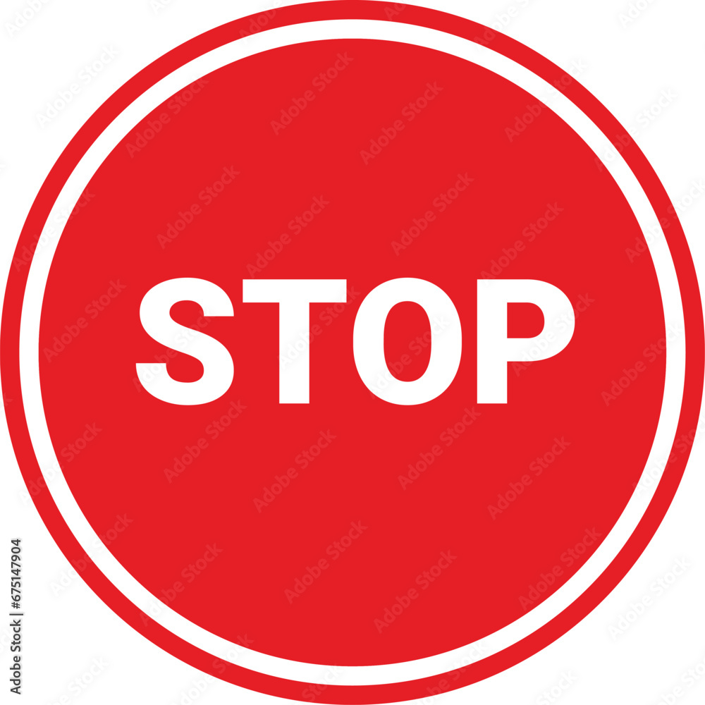 stop sign isolated on white stop sign isolated on white