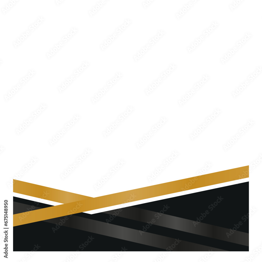 Black and Gold Footer Black and Gold Footer