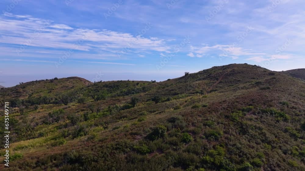 Santa Monica Mountains Landscape Aerial Drone Santa Monica Mountains Landscape Aerial Drone