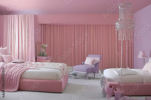 Creative Pastel Color Elegant Bedroom Interior Design  Peculiar