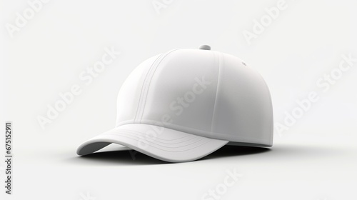 Baseball cap white and black templates